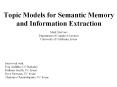 Topic%20Models%20for%20Semantic%20Memory%20and%20Information%20Extraction PowerPoint PPT Presentation