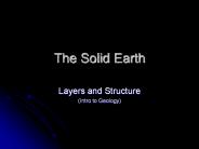 The Solid Earth