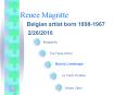 Renee Magritte PowerPoint PPT Presentation