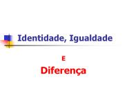 Identidade, Igualdade