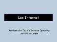 Les Internet PowerPoint PPT Presentation