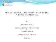 BREEDE-OVERBERG%20CMA:%20PRESENTATION%20TO%20THE%20PORTFOLIO%20COMMITTEE.