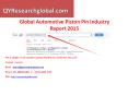 Global Automotive Piston Pin Industry Report 2015 PowerPoint PPT Presentation