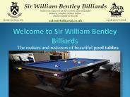 Bespoke Pool Table - Sir William Bentley Billiards