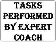 Tasks Performed By Expert Coach