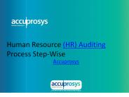 HR Audit Process - Accuprosys