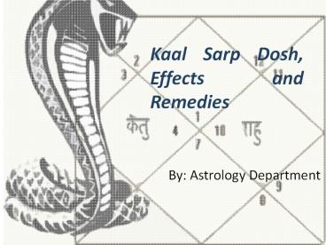 Kaal sarp yog & dosh astro counseling Advice