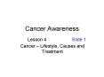 Cancer Awareness PowerPoint PPT Presentation