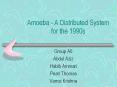 Amoeba - A Distributed System for the 1990s PowerPoint PPT Presentation