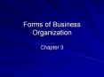 Forms%20of%20Business%20Organization PowerPoint PPT Presentation