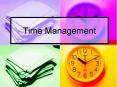 Time Management PowerPoint PPT Presentation