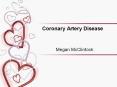 Coronary Artery Disease PowerPoint PPT Presentation
