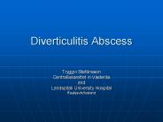 Diverticulitis Abscess