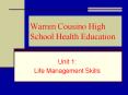 Warren%20Cousino%20High%20School%20Health%20Education PowerPoint PPT Presentation