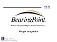 Merger Integration PowerPoint PPT Presentation