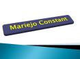 Mariejo Constant - Fashion Designer PowerPoint PPT Presentation