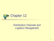 Distribution Channels and Logistics Management