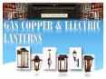 Copper Gas & Electric Lanterns