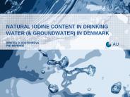 NATURAL IODINE CONTENT IN DRINKING WATER (
