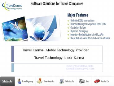 TravelCarma - Travel Technology Company