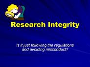 Research Integrity
