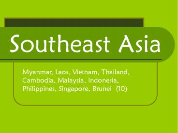 Southeast Asia
