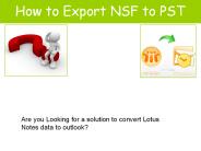 NSF to PST Conversion