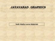 Vedic Maths course Materials