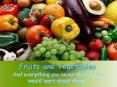 Fruits and Vegetables PowerPoint PPT Presentation