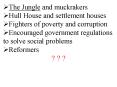 The Jungle and muckrakers PowerPoint PPT Presentation