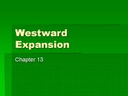 Westward Expansion