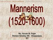 Mannerism