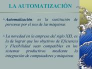 LA AUTOMATIZACI