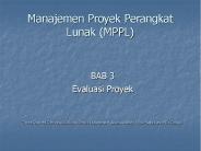 Manajemen Proyek Perangkat Lunak (MPPL)