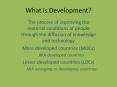 What is Development? PowerPoint PPT Presentation