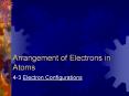 Arrangement of Electrons in Atoms PowerPoint PPT Presentation