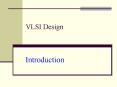 VLSI Design  Introduction PowerPoint PPT Presentation