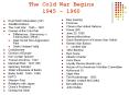The Cold War Begins 1945 - 1960 PowerPoint PPT Presentation