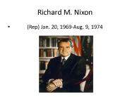 Richard M. Nixon