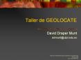 Taller de GEOLOCATE PowerPoint PPT Presentation