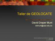 Taller de GEOLOCATE