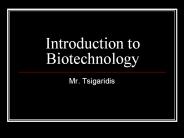 Introduction to Biotechnology