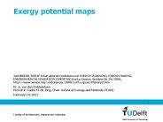 Exergy potential maps