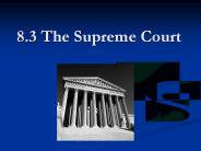 8.3 The Supreme Court