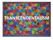 TRANSCENDENTALISM