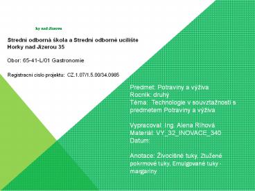 Prezentace aplikace PowerPoint