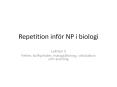 Repetition inf PowerPoint PPT Presentation