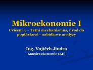 Mikroekonomie I Cvicen