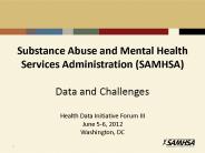 Substance Abuse and Mental Health