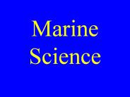 Marine Science